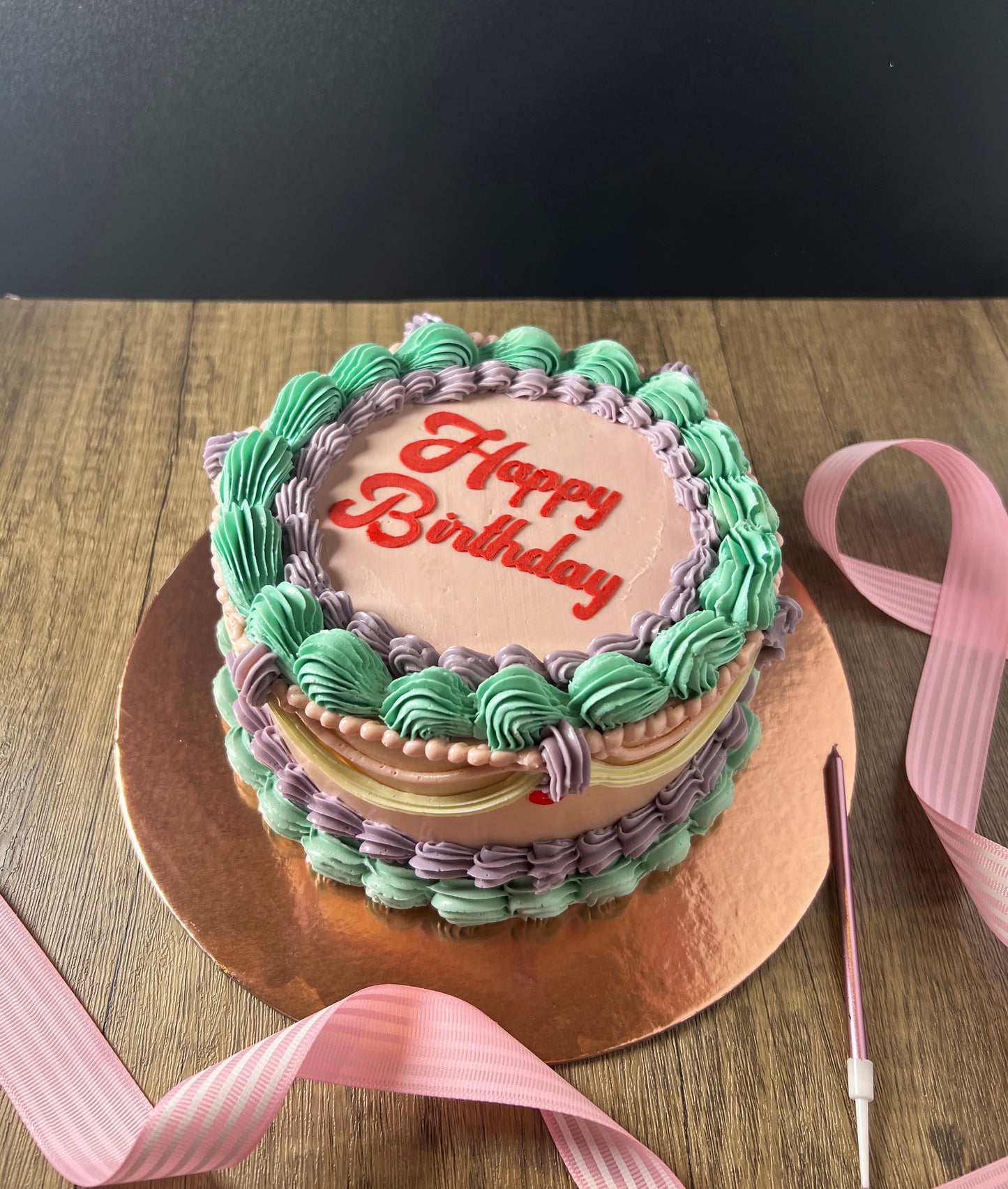 Vintage Buttercream Cake