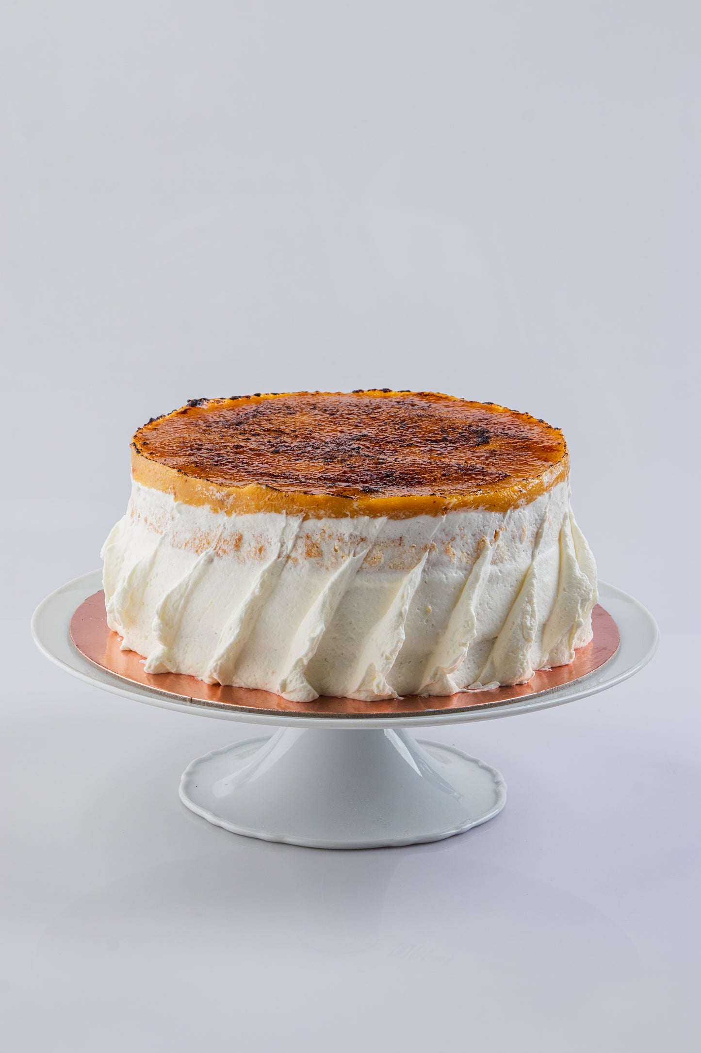 Crème Brûlée Cake (Tarta Catalana)