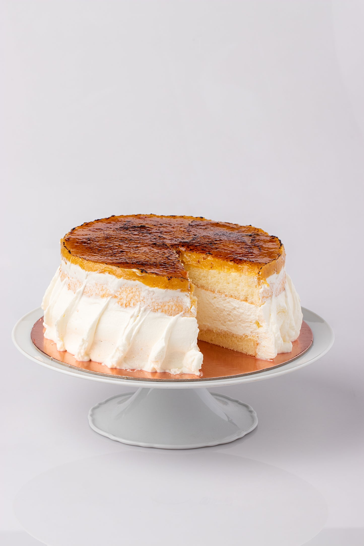 Crème Brûlée Cake (Tarta Catalana)