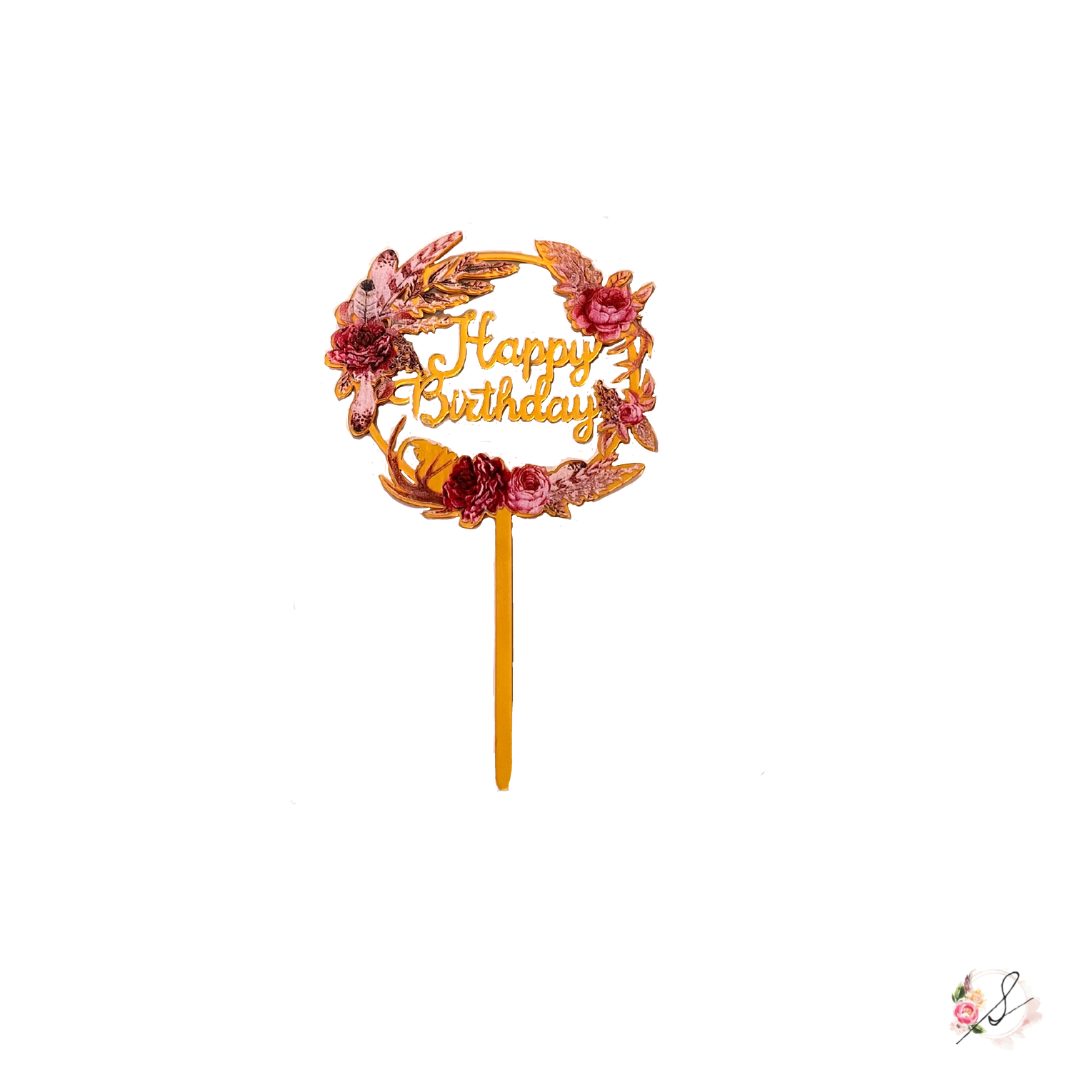 Happy Birthday Floral