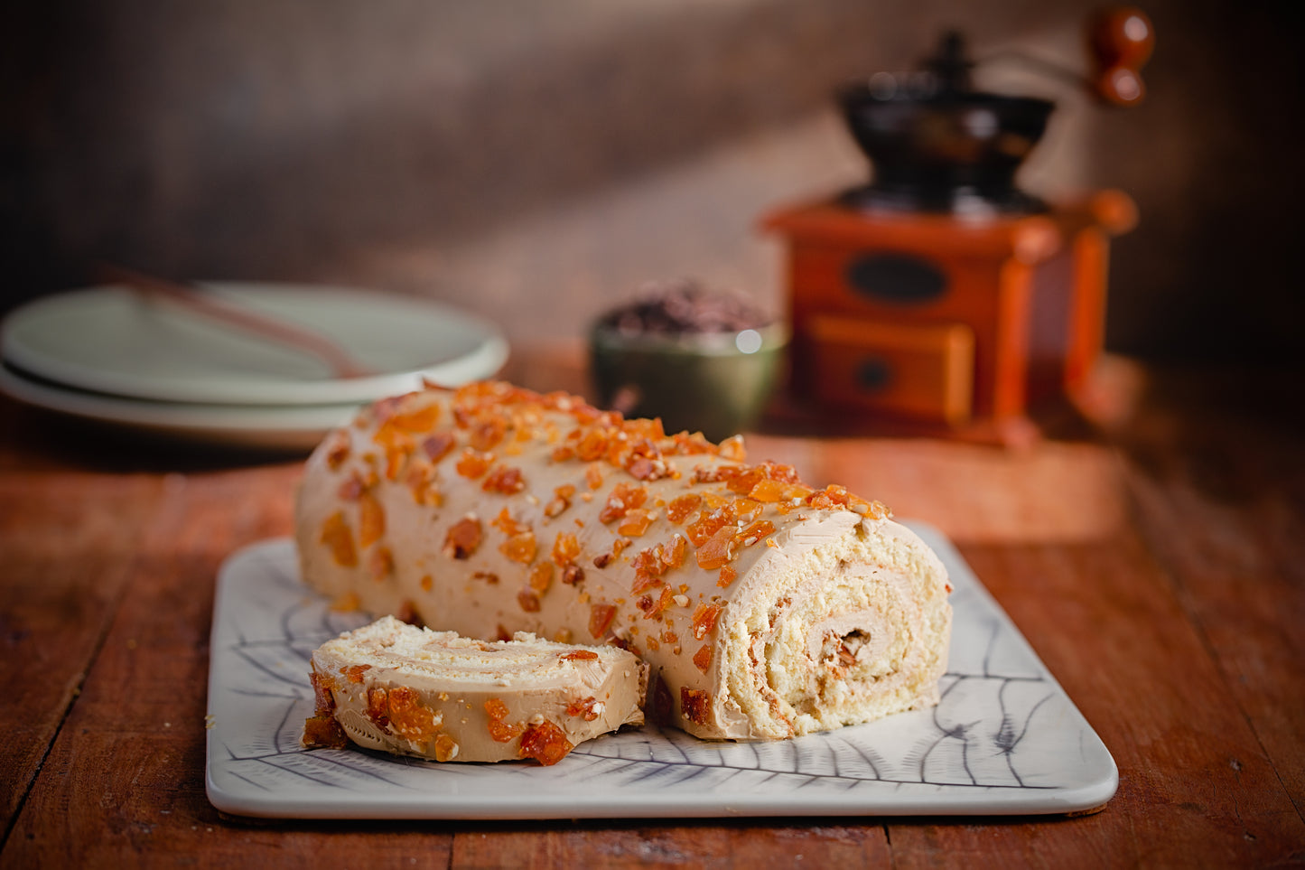 Solita's Mocha Praline Roll