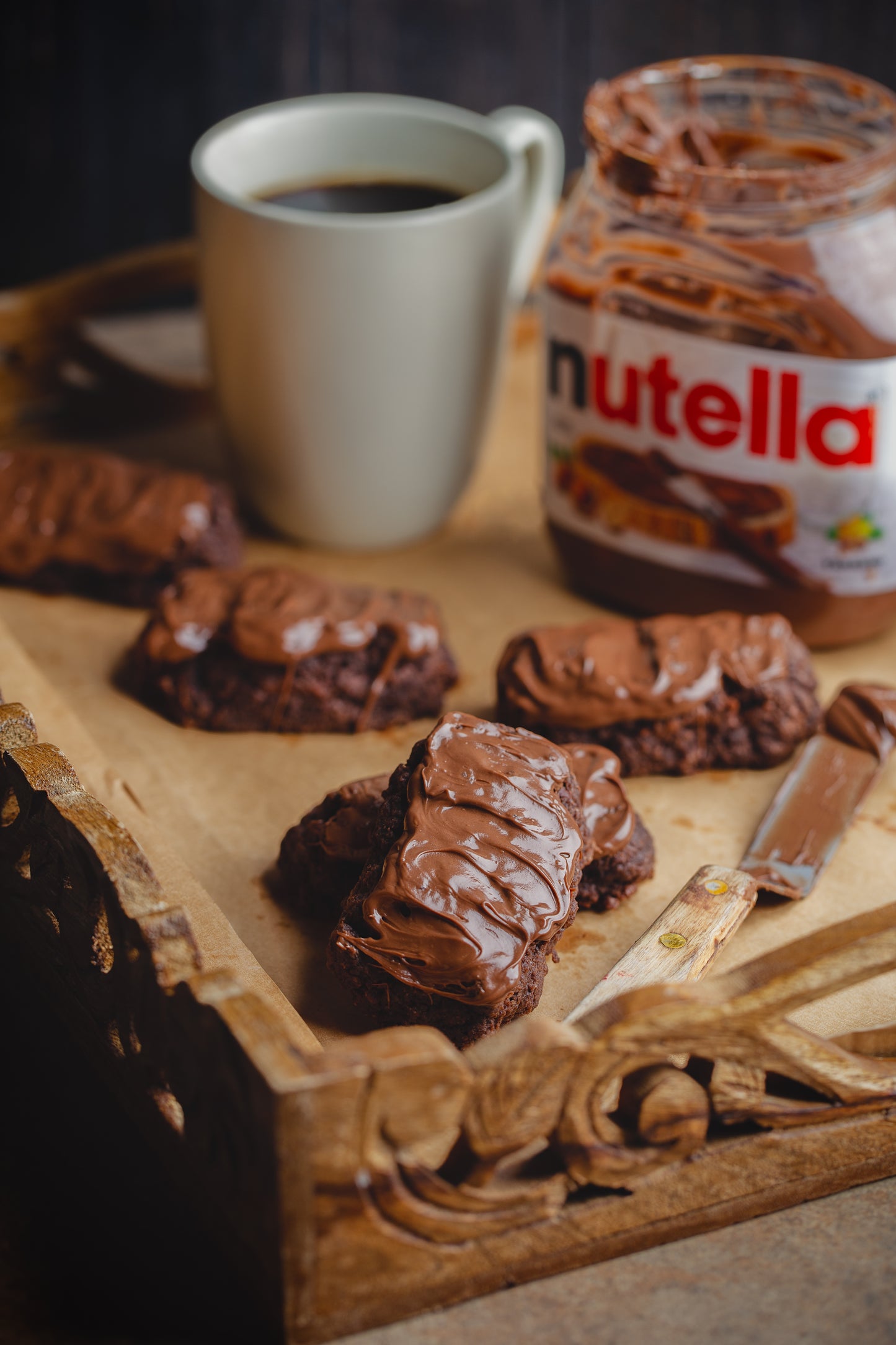 Chocolate Nutella Scones